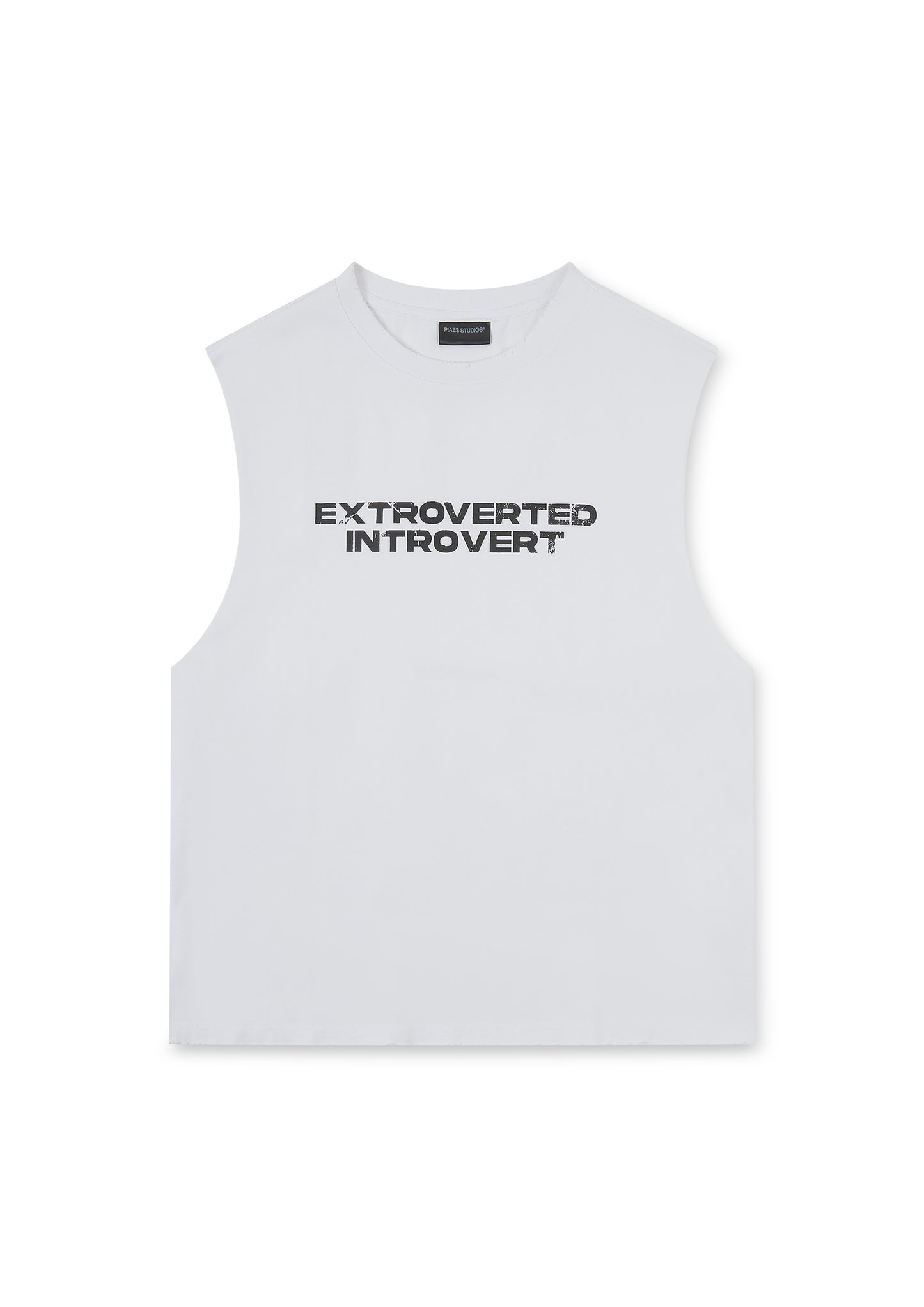 EXTROVERTED INTROVERT CUT-OFF TANK (WHITE)