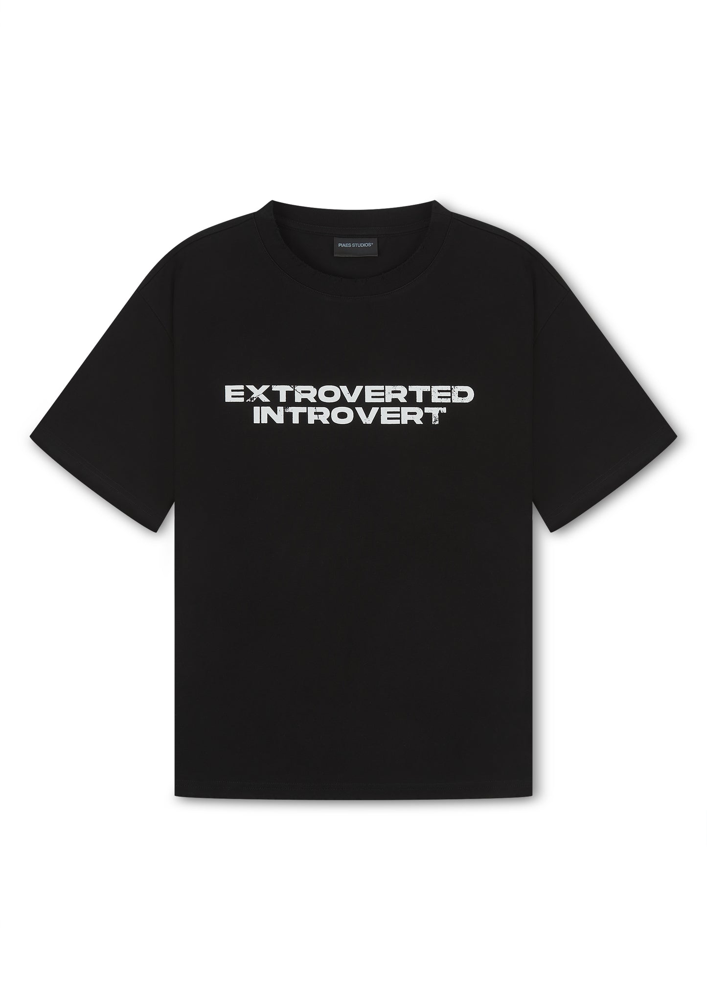 EXTROVERTED INTROVERT S/S TEE (BLACK)