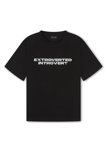 EXTROVERTED INTROVERT S/S TEE (BLACK)