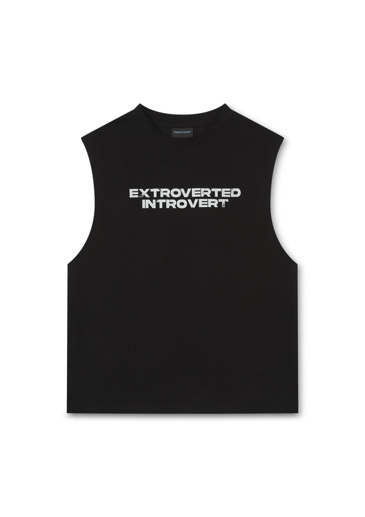 EXTROVERTED INTROVERT CUT-OFF TANK (BLACK)