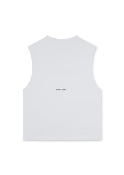 EXTROVERTED INTROVERT CUT-OFF TANK (WHITE)