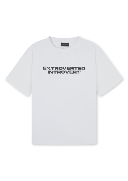 EXTROVERTED INTROVERT S/S TEE (WHITE)