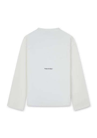 EXTROVERTED INTROVERT L/S TEE (WHITE)